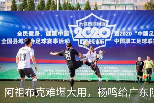 阿祖布克难堪大用，杨鸣给广东队支招，赶紧签回莫兰德，便宜好用