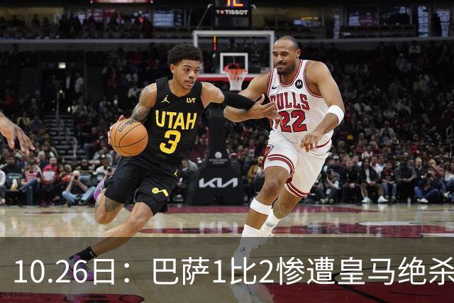 10.26日：巴萨1比2惨遭皇马绝杀，双线作战连败，西甲9连胜神话终结